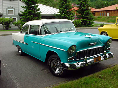 1955 Chevy Belair Owner Bill Hollywood