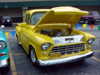 1955 Chevy Truck Owner Jim Anita Hall