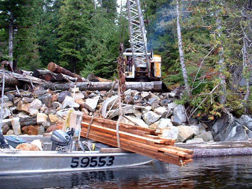 Loading Lumber