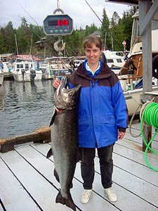 Louise Pattison - 50.5 pound King Salmon