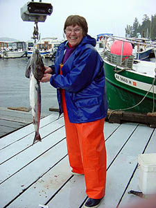Cathy Tillotson - 8.8 pound King Salmon